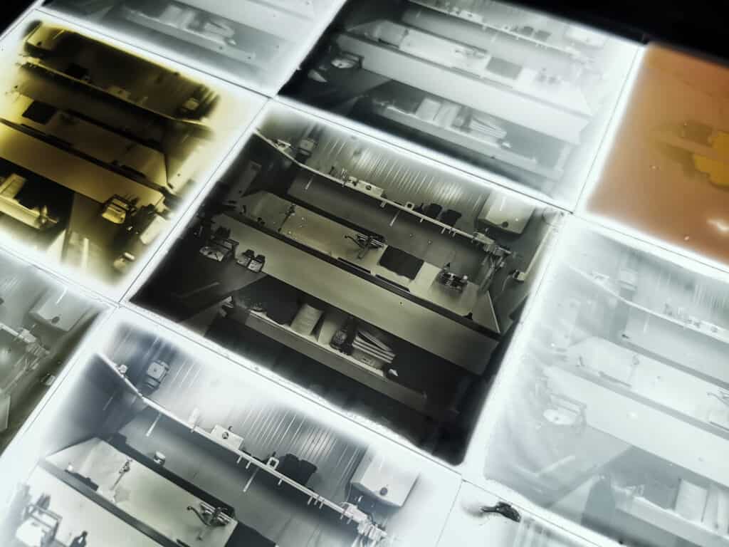 Reverse-developing-dry-plates-to-positive-foma-emulsion