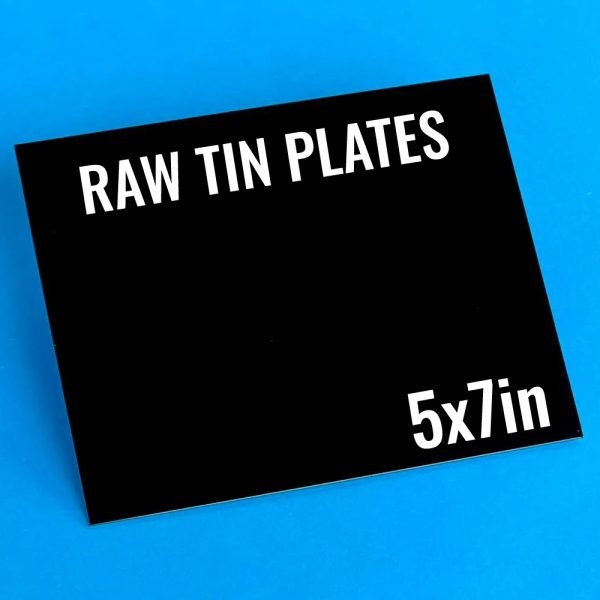 Zebra 5x7 Black Tintype Plates (Pack of 10)