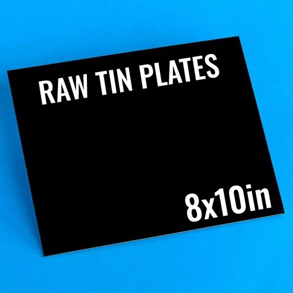 Zebra 8x10 Black Tintype Plates (Pack of 10)