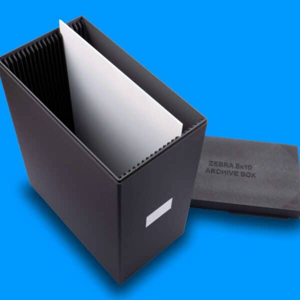 Zebra 8x10 Archive & Storage Box for Plates