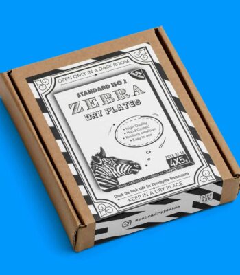 Zebra-Standard-4x5-ISO2-glass-dry-plate