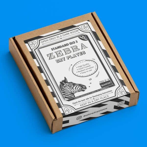 Zebra Standard "Quarter Plate" Dry Plates