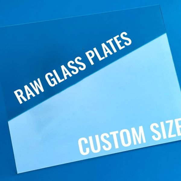 Custom Sized Zebra Raw Glass Plates